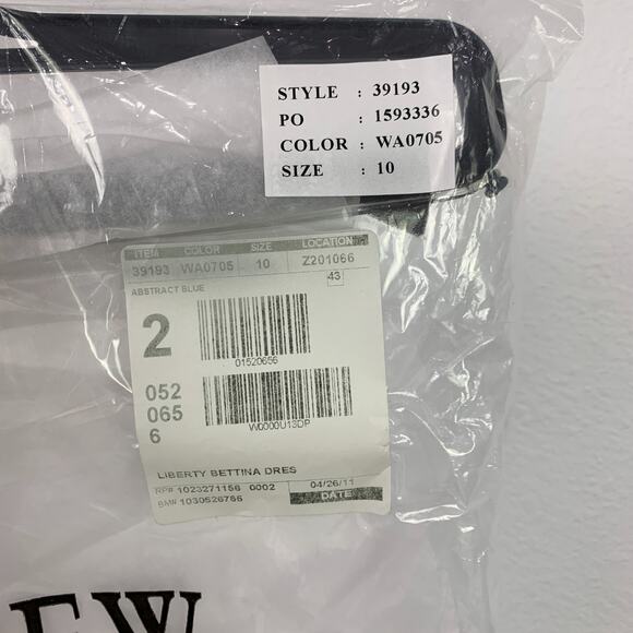 J.Crew x Liberty Floral Sleeveless Dress 39193 Size 10 New NWT - Picture 7 of 7